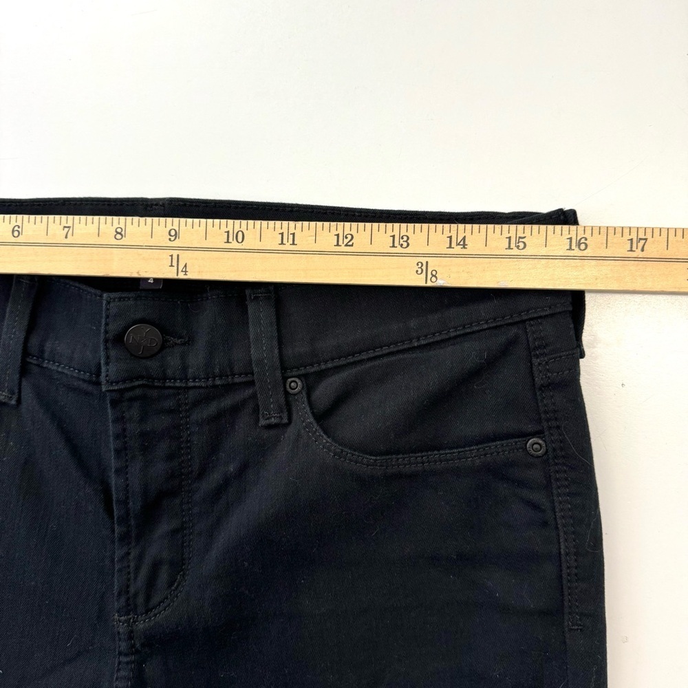 NYDJ Women’s Sz 4 Black MARILYN CROP Denim Jeans Lift Tuck Technology Casual - Picture 7 of 11